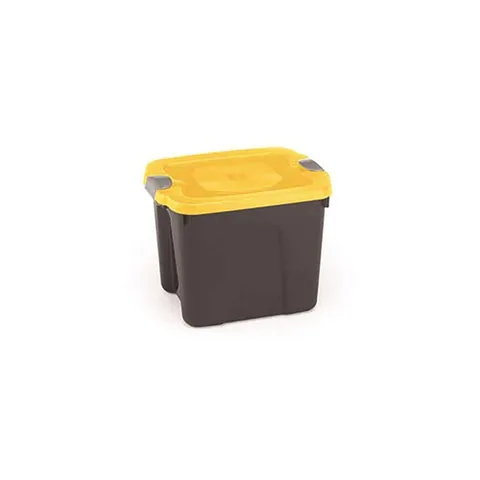 Homz Durabilt 19 in high · 15.75 in wide · 13.5 in deep Stackable Storage Tote