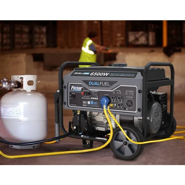 Pulsar G65BN Portable Gas/LPG Dual Fuel Generator - 5500 Rated Watts & 6500 Peak Watts - RV Ready - CARB Compliant, photo 7 of 7