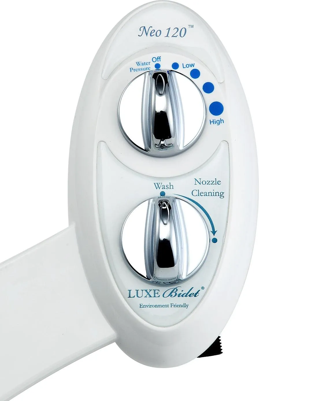 Luxe Bidet Neo 120 Luxury Fresh Water Self-Cleaning Non-Electric Bidet Attachment, White, photo 9 of 10