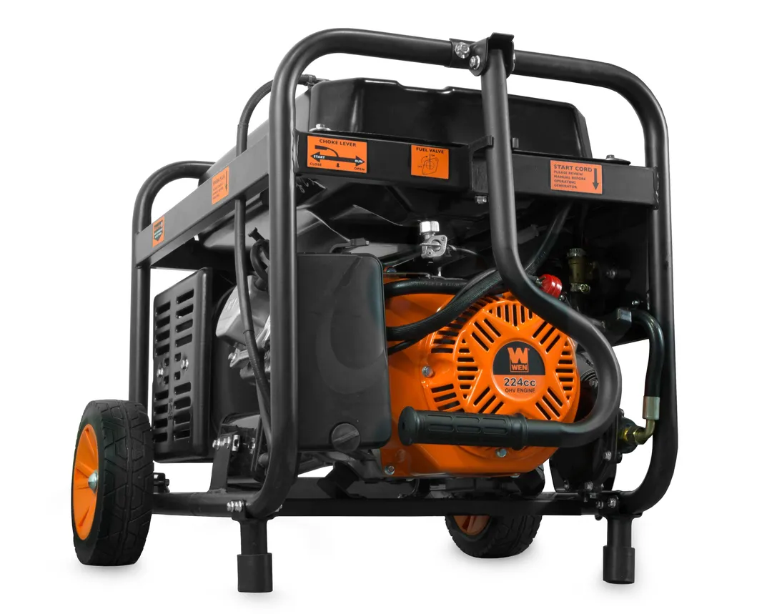 WEN 4750-Watt 120V/240V Dual Fuel Portable Generator with Wheel Kit and Electric Start - CARB Compliant, photo 2 of 7