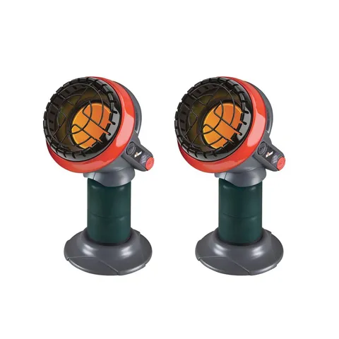 3800 BTU Indoor Outdoor Portable Little Buddy Propane Heater (2 Pack)