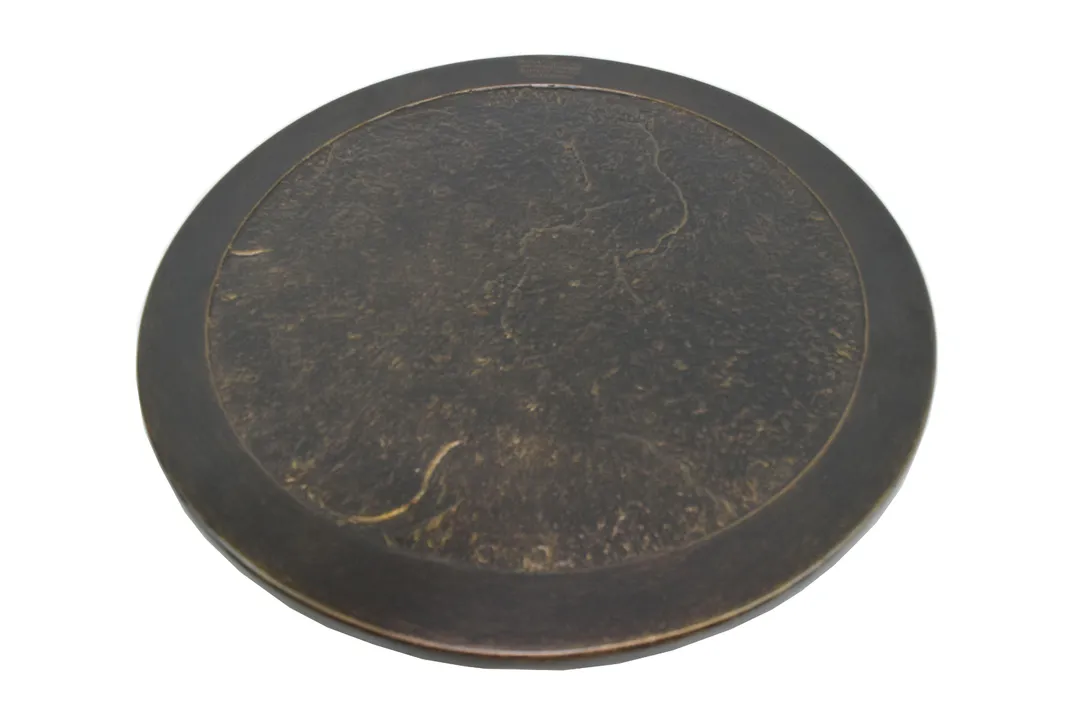 CC Outdoor Living 22” Antique Bronze Round Heavy Duty Lazy Susan and Fire Pit Table Cover, photo 2 of 4