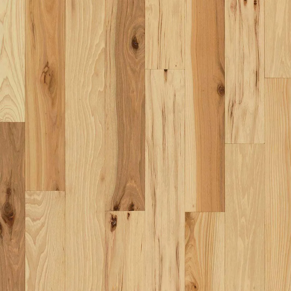 Bruce Country Natural Hickory 3/4 in. Thick x 3-1/4 in. Wide x Varying Length Solid Hardwood Flooring (22 sq. ft. / case), photo 6 of 6