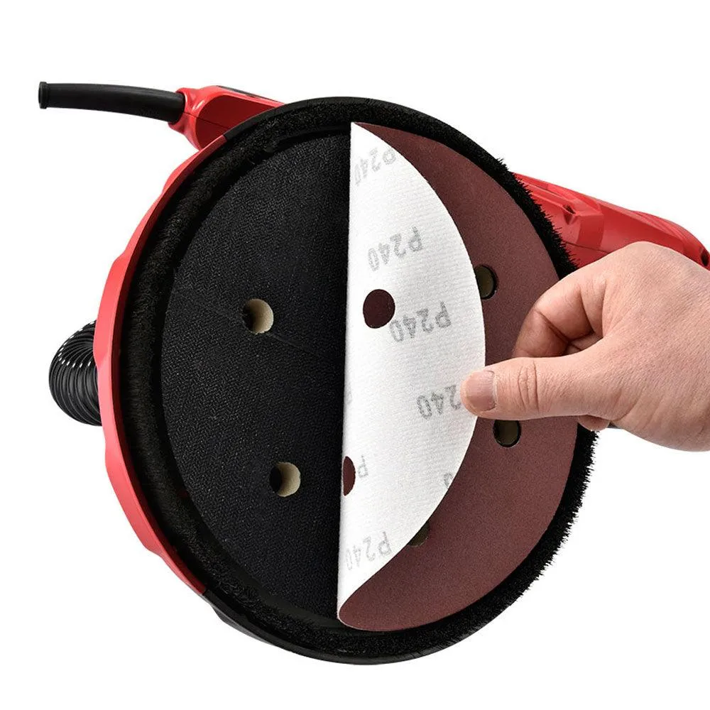 Ktaxon Drywall Hand Sander, 750 Watts Commercial Electric Variable Speed Power Wall Sanding Tools, with 6 Round Sanding Pads, for Ceiling Sheetrock, photo 6 of 9