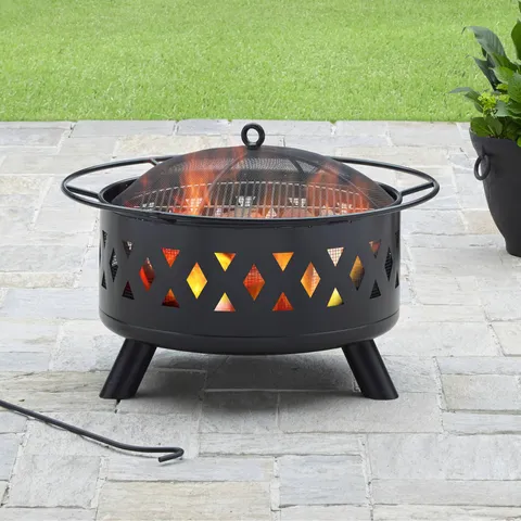 30-Inch Round Wood Fire Pit