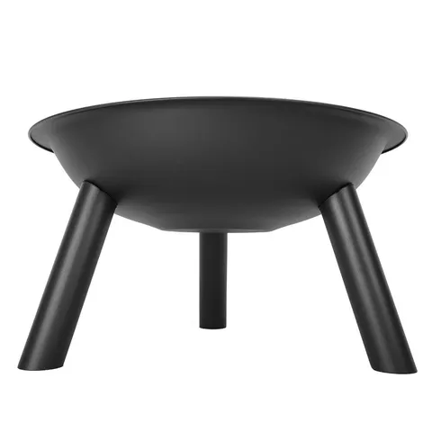 22" Iron Fire Pit Bowl Black