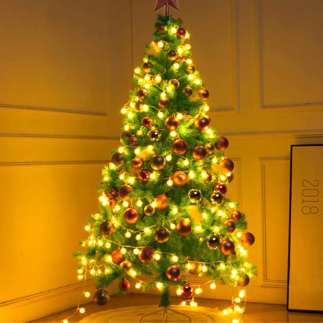 Urhomepro 19.68ft 20 LEDs Globe Christmas String Lights Starry Fairy Lights with Remote Control, Room Decor Ball String Lights for Outdoor Indoor Bedroom Garden Patio Wedding Christmas Tree, Warm White, Q7245, photo 4 of 11