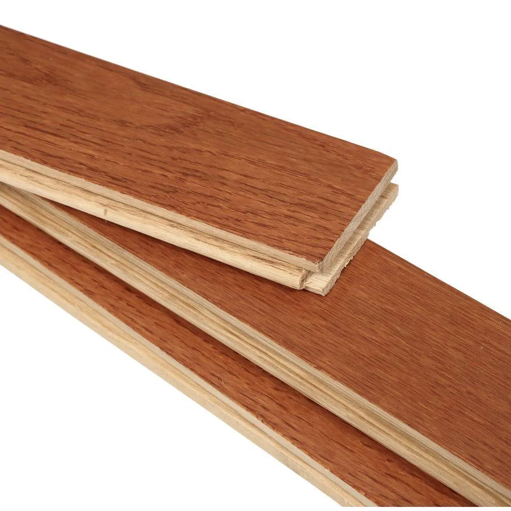 Bruce American Originals Copper Dark Red Oak 3/4 in. T x 2-1/4 in. W x Varying L Solid Hardwood Flooring (20 sq. ft. /case), photo 4 of 8
