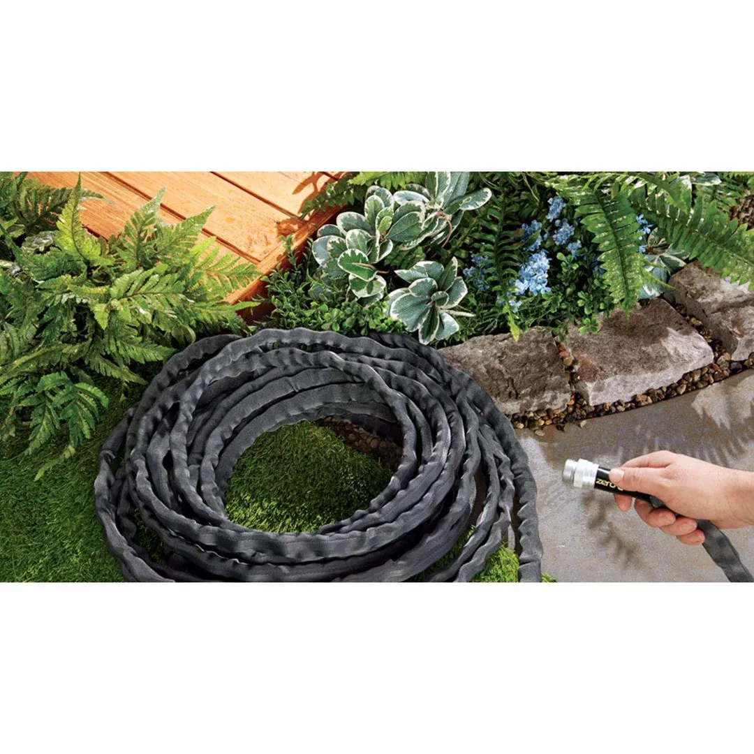 Zero-G 5/8 in. D X 50 ft. L Light Duty Commercial Grade Expandable Garden Hose Black, photo 3 of 3