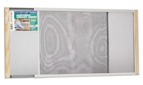 25 45 in. W in. Steel Adjustable Window Screen