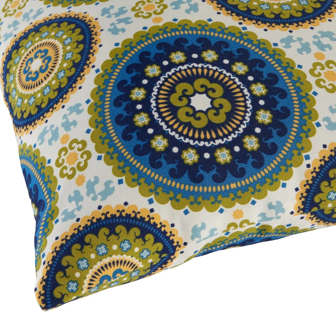 Medallion 19 x 12 in. Outdoor Rectangle Accent Pillow, Set of 2, photo 3 of 6