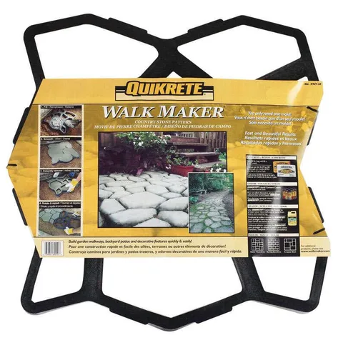 Walk Maker Recycled Plastic Concrete Stone Pattern Form 2 ft wide · 2 ft long · 24 in deep
