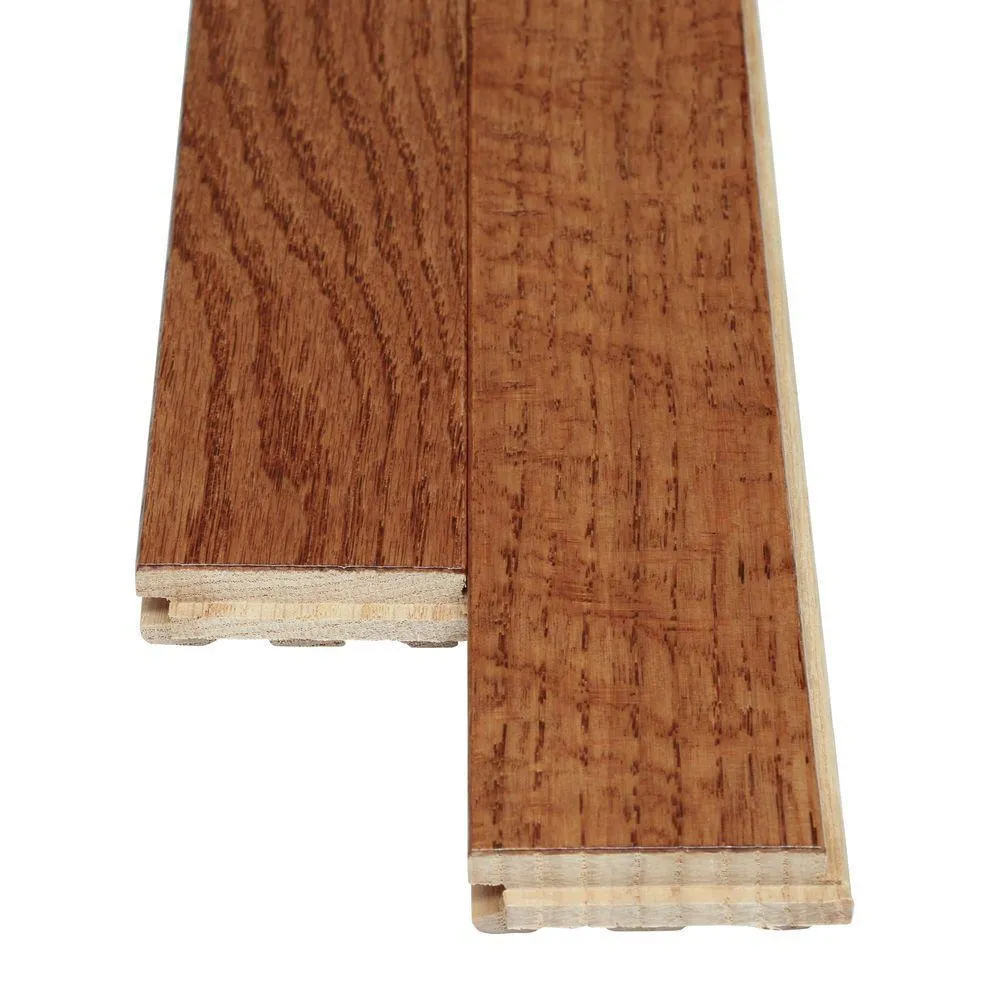 Bruce Laurel Gunstock Oak 3/4 in. Thick x 2-1/4 in. Wide x Varying Length Solid Hardwood Flooring (20 sq. ft. / case), photo 4 of 11