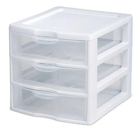 Sterilite 6.875 in high · 7.25 in wide · 8.5 in deep Stackable Drawer Organizer