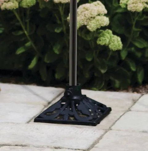 Torch Stand Accessory, Cast Iron, Black