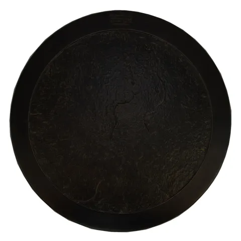 22” Antique Bronze Round Heavy Duty Lazy Susan and Fire Pit Table Cover