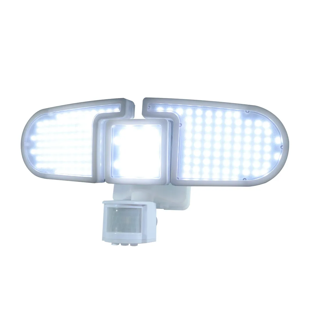 Nature Power (22245) 205 Integrated LED White Triple Head Outdoor Solar Motion Activated Light, photo 10 of 12