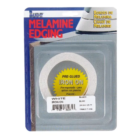 Band-It 0.75 in wide · 300 in long Prefinished White Melamine Edge Banding