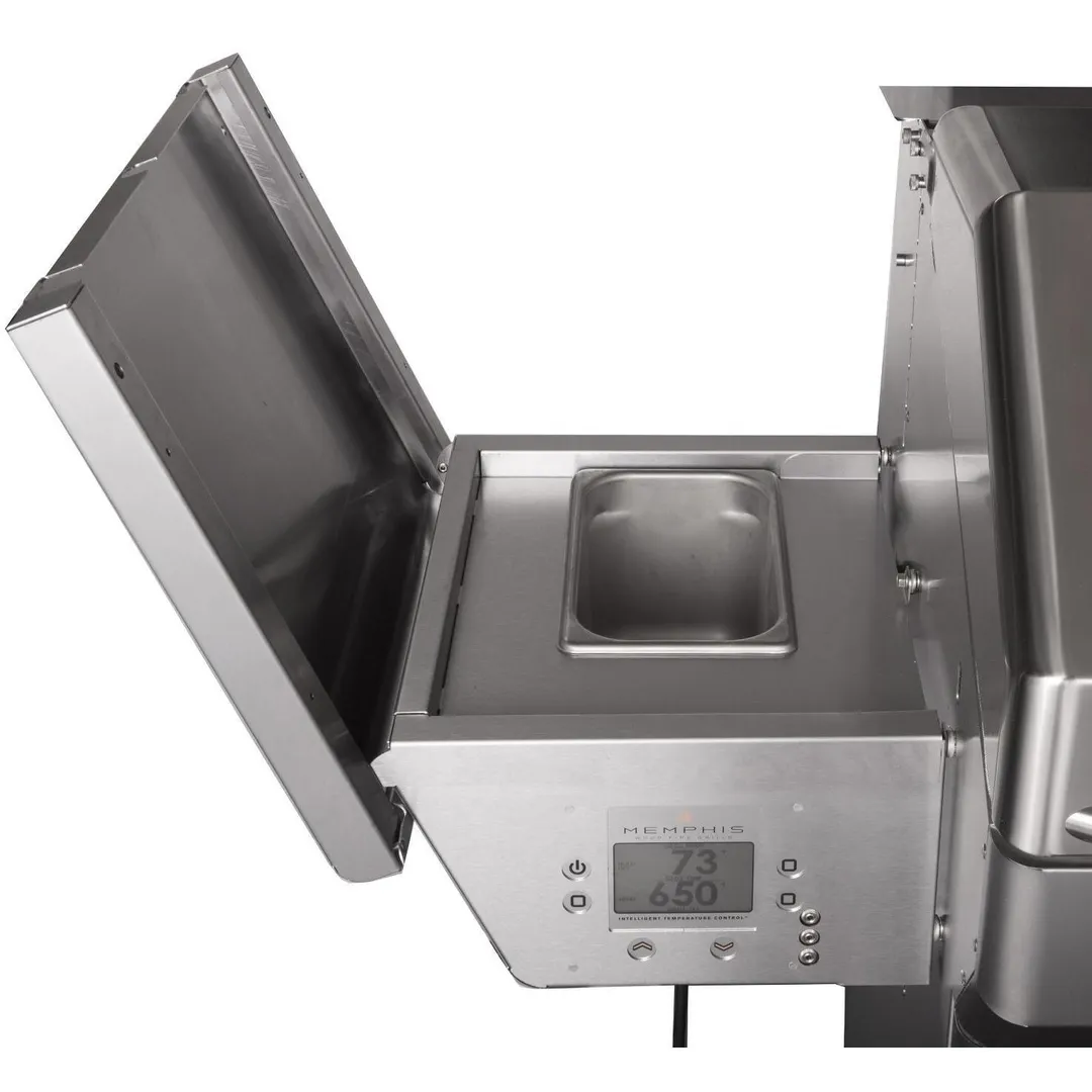 Memphis Grills Pro Wood Pellet Smoker w/ Wi-Fi, Freestanding, 430 SS Alloy, photo 9 of 9
