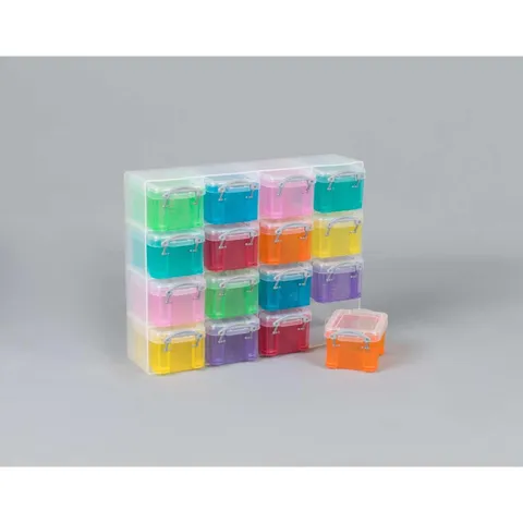 Really Useful Box 2.17 in high · 2.6 in wide · 3.5 in deep Stackable Storage Box