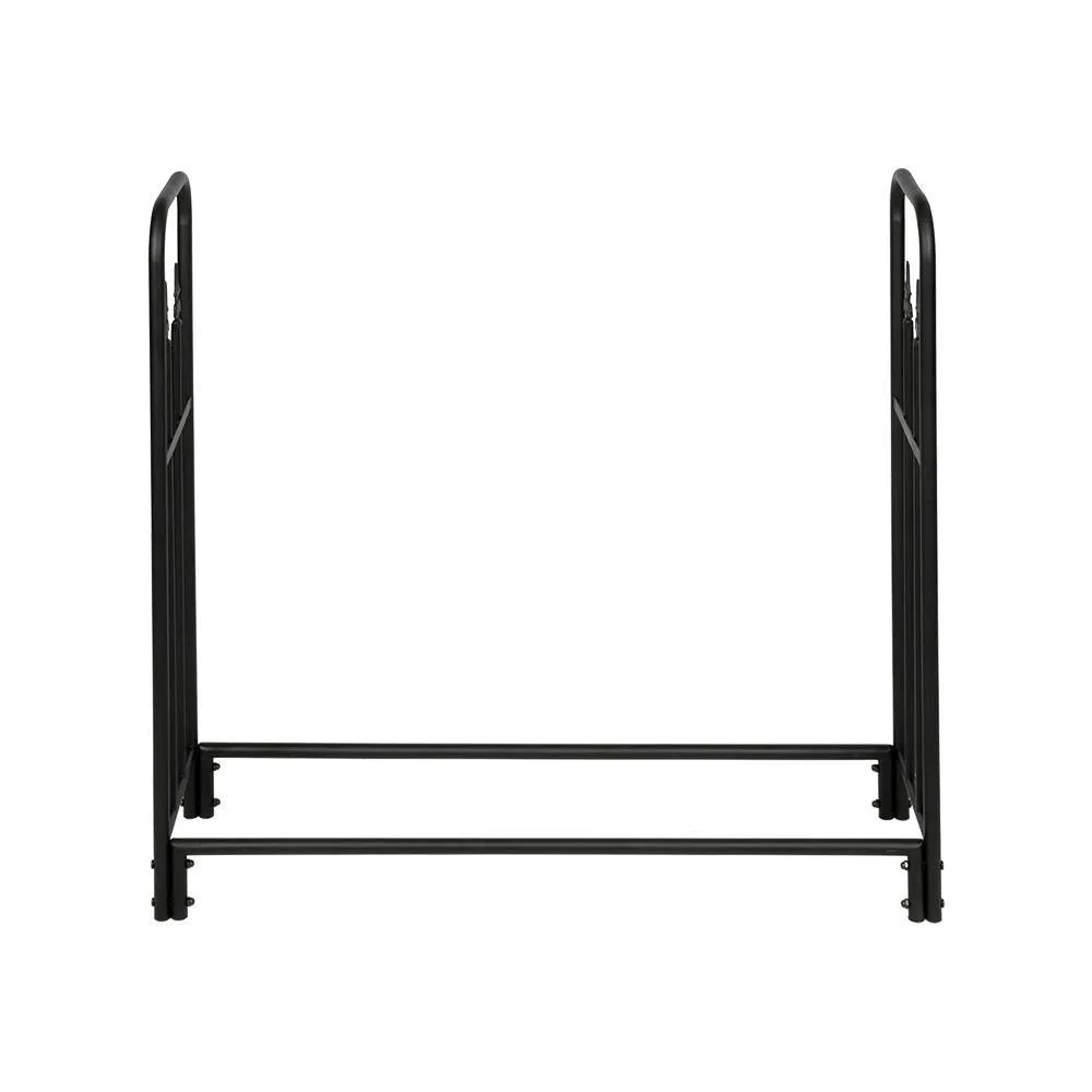Ktaxon 4 Feet Heavy Duty Outdoor Fireplace Firewood Log Rack w/ Arrow Pattern, photo 5 of 5