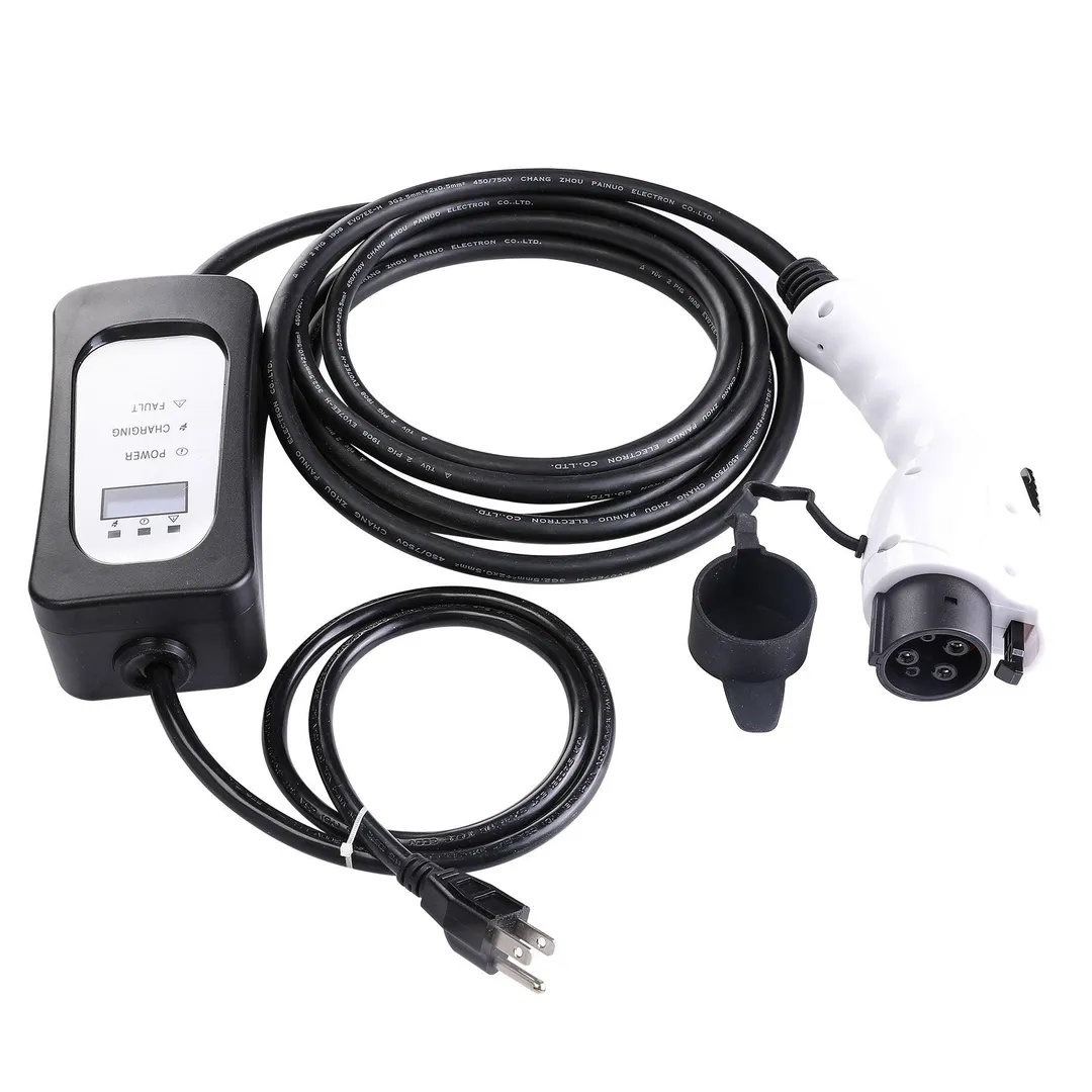 Level 1 Electric Car EV Charger (110V-240V 16A), IP54 Waterproof Rating, 16' Cord and Heavy Duty Electric Cable Plug Adapter, SAE J1772-EVSE UL Recognized, photo 4 of 7
