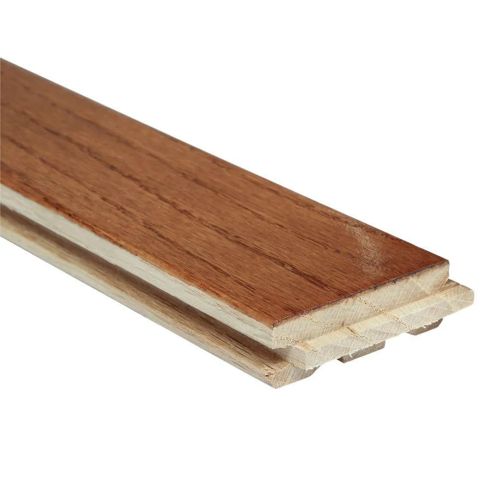 Bruce Laurel Gunstock Oak 3/4 in. Thick x 2-1/4 in. Wide x Varying Length Solid Hardwood Flooring (20 sq. ft. / case), photo 6 of 11