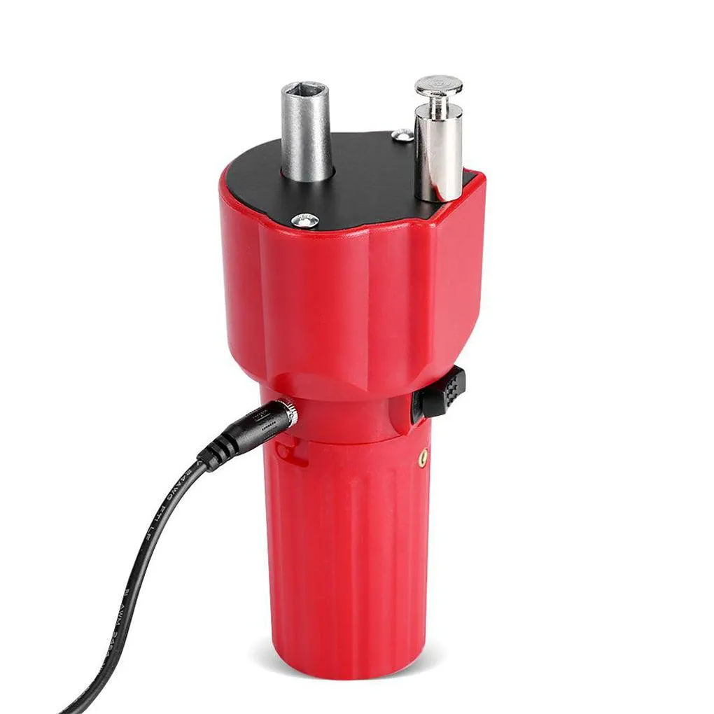 Cusimax Outdoor Camping Picnic DC 5V Electric BBQ Barbecue Grill Roast Motor Rotisserie USB Grill Rotator red, photo 5 of 6