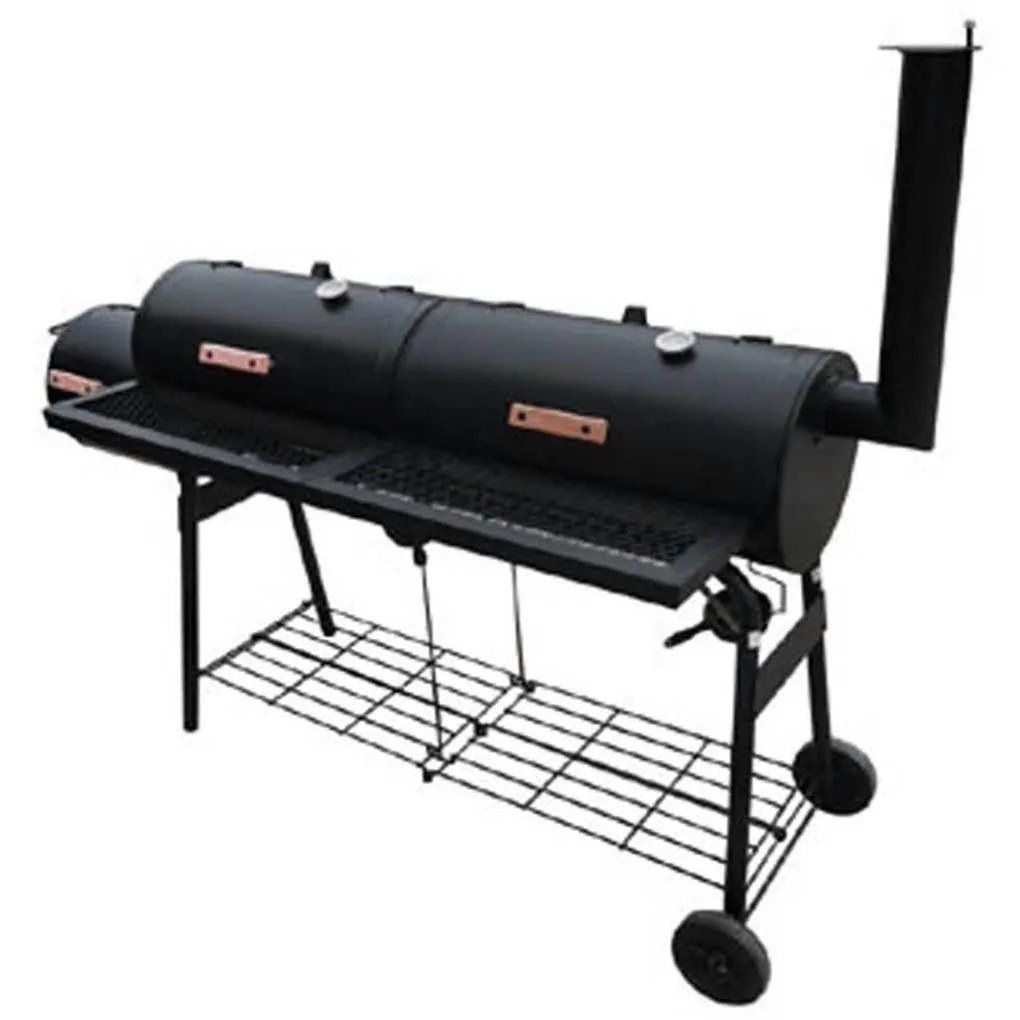 BBQ Courtyard Outdoor Household Grill Smoker Picnic Garden Camping Barbecue Smoked Stove, photo 5 of 5