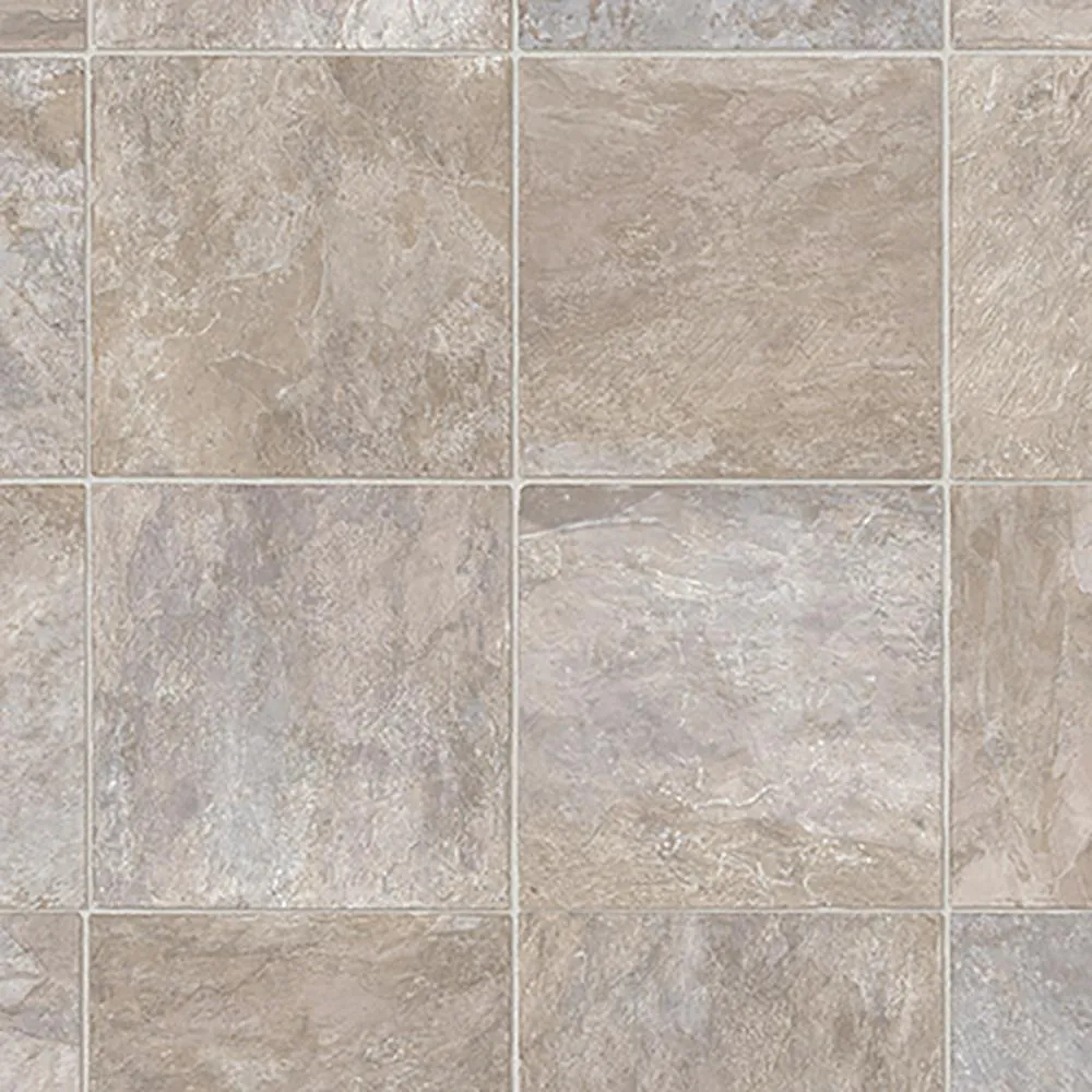 IVC Keaton Grey Stone Residential Vinyl Sheet, Sold by 13.2 ft. Wide x Custom Length, photo 3 of 11