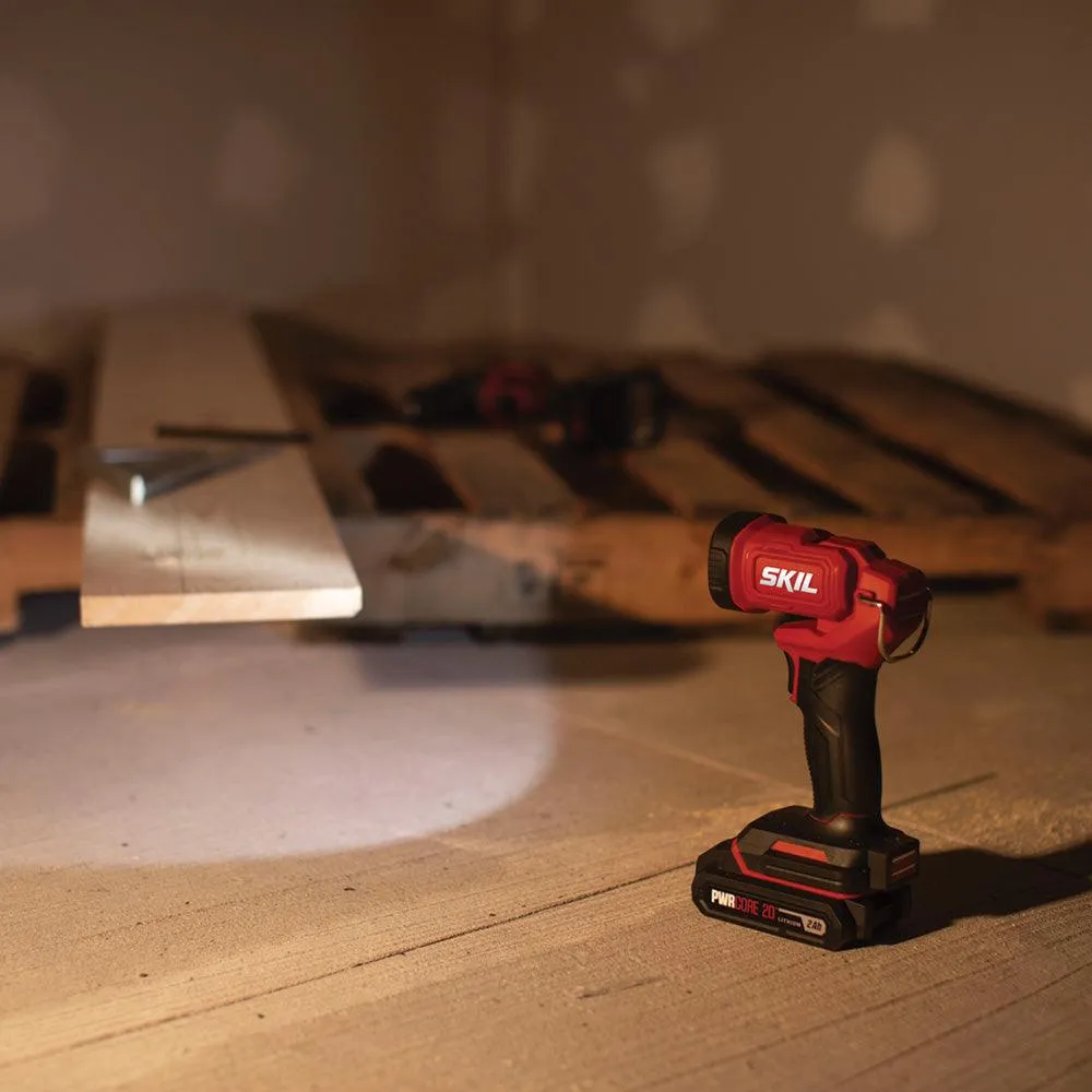 SKIL PWRCore 4-Tool 20V Cordless Combo Kit with (2) 2.0Ah Lithium-Ion Batteries and Charger, CB739601, photo 11 of 16