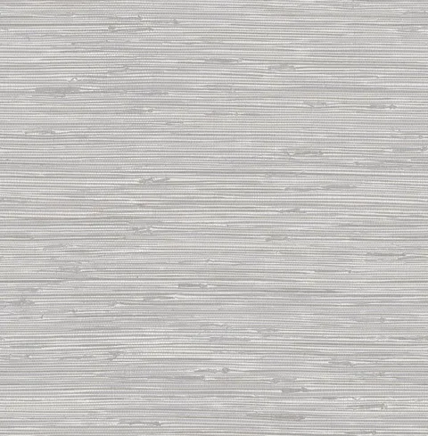 Tibetan Grasscloth Silver Peel & Stick Wallpaper