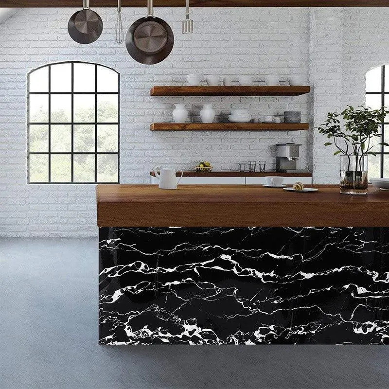 KWANSHOP Marble Contact Paper Peel and Stick Countertop Granite Wallpaper for Kitchen Cabinet Vinyl Waterproof Self Adhesive Removable Wall Paper Decorative for Home Decor 23.6“ X19.6”, photo 4 of 10