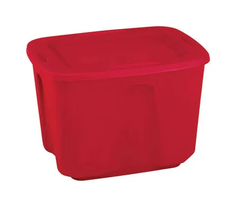 Homz 23.5 in high · 17.5 in wide · 15.5 in deep Stackable Storage Tote