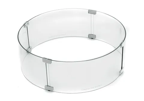 AZ Patio Heaters Glass Wind Screen - 22" Round