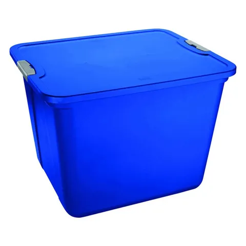 Homz 16-1/4 in high · 18-3/8 in wide · 22 in deep Stackable Storage Tote