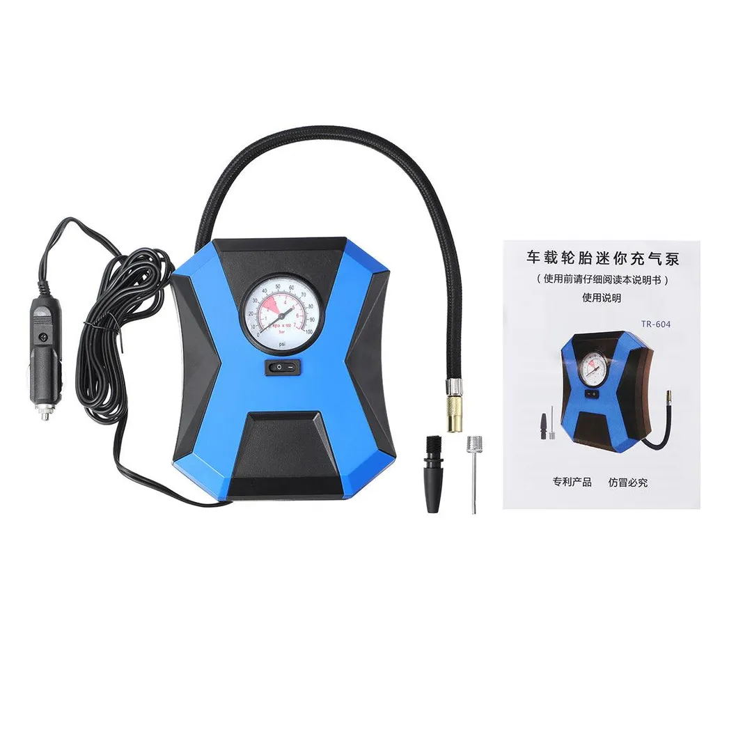 Novashion Car Air Pump Portable Air Compressor Pump Auto Electric Tire Inflator Pump + Gauge/LED Screen Display 12V 100/150 PSI Tire Pump for Car, Truck, SUV, Motorcycle, Bicycle, Ball and Other Inflatables, photo 10 of 10