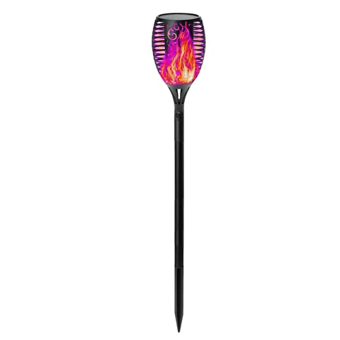 33 LED Solar Power Path Torch Light,Waterproof Flickering Flame Solar Torch Light Garden Lamp,Landscape Garden Pathway Light with Vivid Dancing Flickering Flames Decoration Lighting