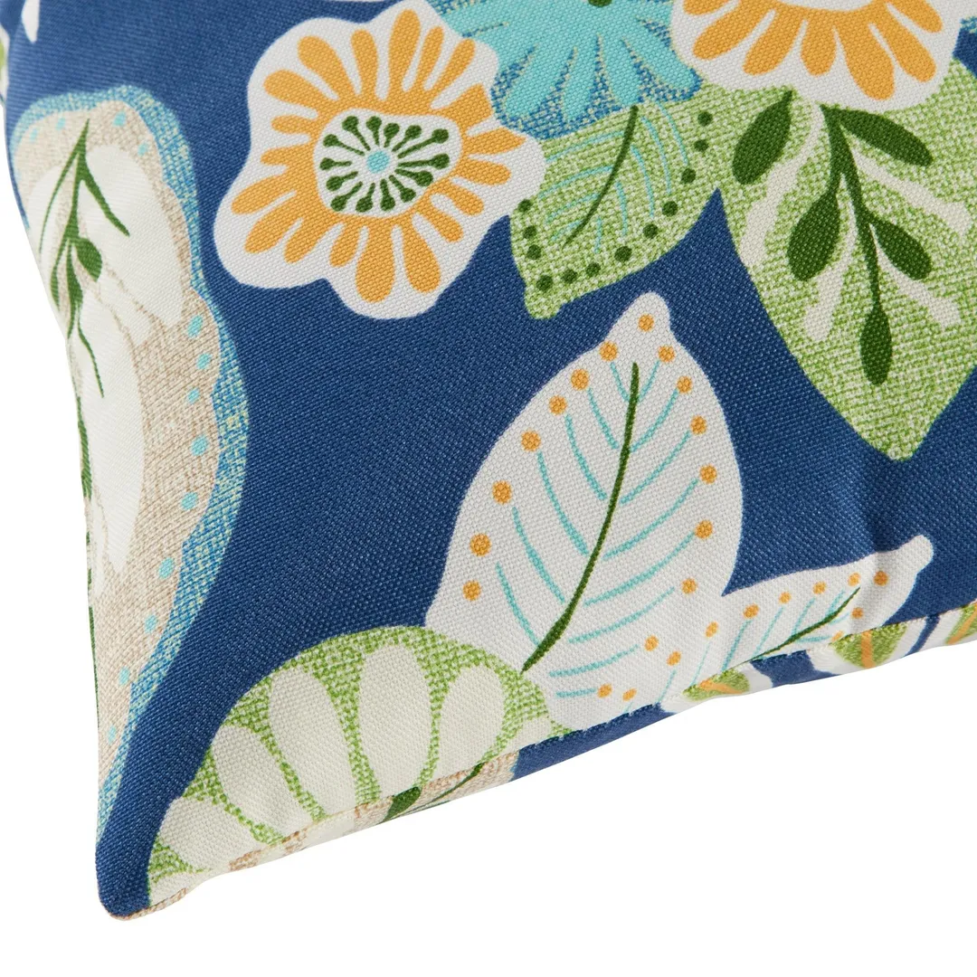 Marlow Floral 19 x 12 in. Outdoor Rectangle Accent Pillow, Set of 2, photo 3 of 5