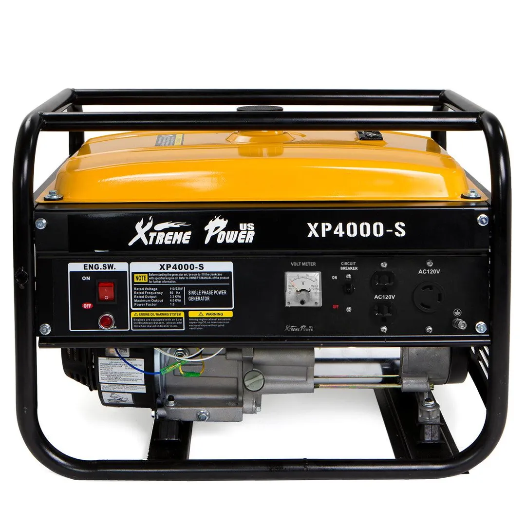 4000 Watt Generator 4000W 7HP Gas Portable Generator for Home Use Power Backup 3500W Running Watt, EPA Certified, photo 2 of 6