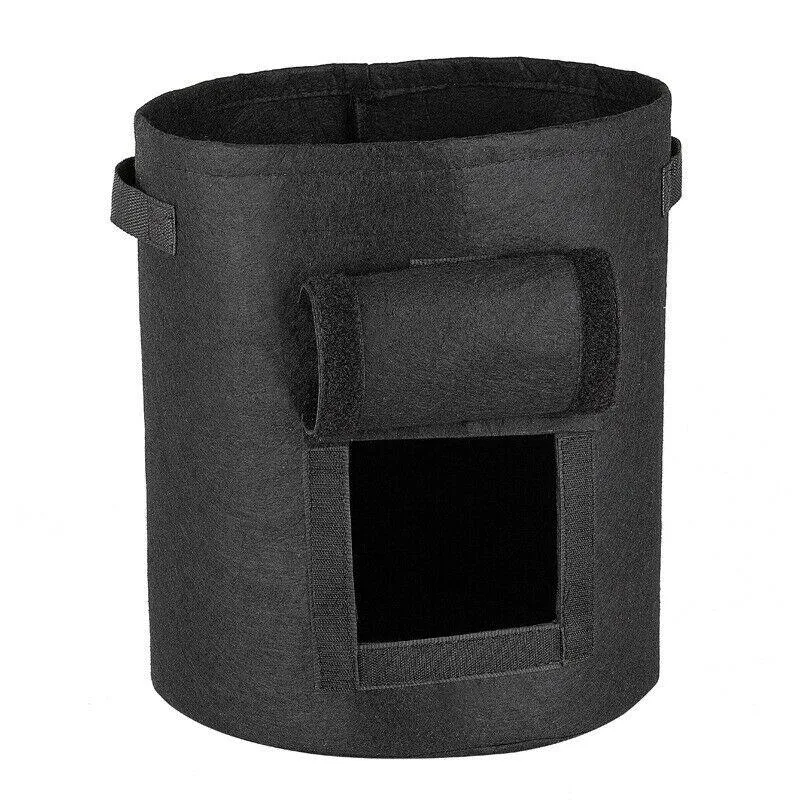 1/2/4 Pack Potato Grow Bags, Planter Bag 5/7 Gallon, Garden Bags for Vegetable, Fabric Planting Pots with Handles, Potato Planter Bag with Access Flap, Breathable Nonwoven Growing Gags, photo 11 of 11