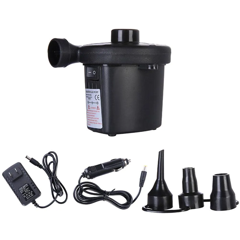 Pixnor Electric Air Pump Inflate Deflate Pumps Car Inflator Electric Pump Quick-Fill Air Pump for Air Mattresses Paddling Pools Beach Toys, photo 2 of 6